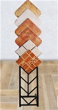Metal Tile Display Stand Racks Ceramic Tile Shelf Tile Display Cases Translucent Displays Onyx Stand Racks