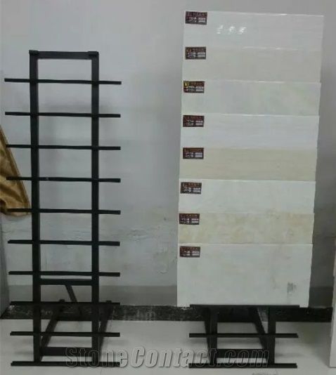 Metal Tile Display Stand Racks Ceramic Tile Shelf Translucent Displays Tile Sample Board Display Stands Onyx Stand Racks