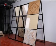 Metal Tile Display Stand Racks Pakistan-Marble Racks Marble Stand Racks Quartzite Stands Onyx Display Racks Tile Slate Displays