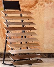Metal Tile Display Stand Racks Quartz Racks Mosaic Tile Displays Ceramic Tile Display Racks Blue-Marble Display Racks