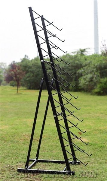 Metal Tile Display Stand Racks Stone Sample Display Racks Tile Shelf Ganite-Tiles Displays Marble Stand Racks Onyx Display Racks Marina Stands