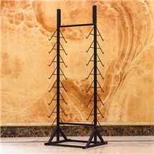 Metal Tile Display Stand Racks Tile Shelf Granite Countertops Racks Ceramic Tile Shelf Tile Display Cases Translucent Displays Onyx Stand Racks