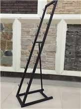 Metal Tile Display Stand Racks White-Marble Display Stand Racks Brazil-Granite Display Stands Mosaic Tile Displays Quartzite-Slabs Displays