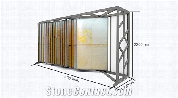 Metal Tile Displays Limestone Racks White-Marble Display Stands Countertops Stand Racks Marina Stands Stone Tile Board Racks