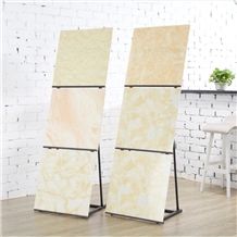 Metal Tile Exhibition Display Racks Pakistan-Marble Display Stand Racks Sample Board Display Racks Tile Display Cases