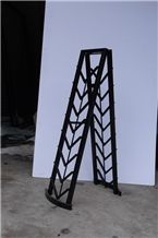 Metal Tile Waterfall Display Stand Racks White-Onyx Displays Ganite-Tiles Racks Nepal-Marble Stands Sandstone Racks Quartzite-Slabs Displays