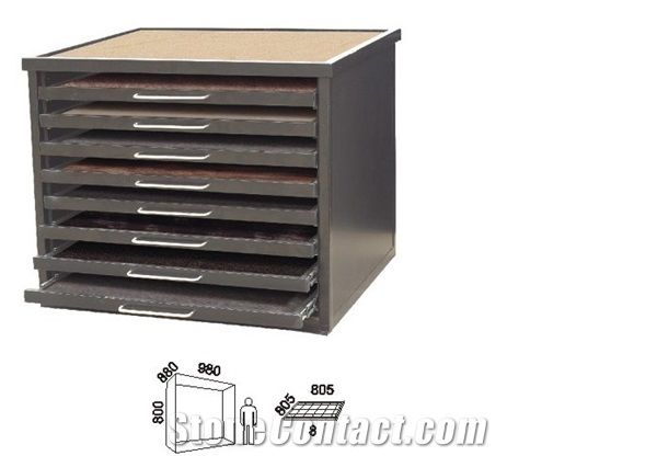 Mosaic Exhibition Stands a Frame Granite Racks Ceramic Tile Shelf Granite Flower Stands Quartz-Stone Display Rack Stands Labradorite Display Racks