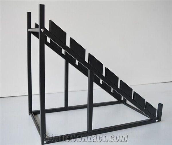 Mosaic Racks Exhibition Stand Design Granite Sample Boards Display Stand Racks Ceramic Display Racks Slate Racks Basalt Stands Beige-Marble Display Stand Racks