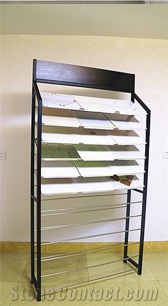 Mosaic Stand Racks Granite Stands Countertops Stand Racks White-Marble Display Stand Racks Ganite-Tiles Racks