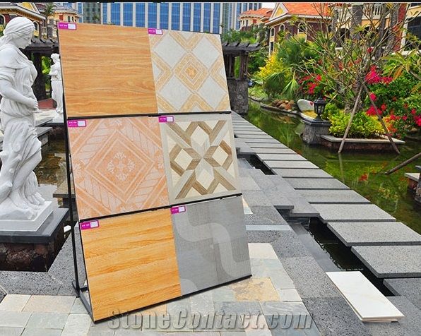 Mosaic Stand Racks Granite Stands Limestone Shelf Quartz Sample Board Display Stands Sandstone Racks Tile Display Cases Beige-Marble Racks