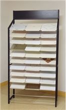 Mosaic Stand Racks Granite Stands White-Marble Display Stands Quartzite-Slabs Artificial Displays Tile Display Racks