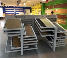 Mosaic Stand Racks Quartzite-Slabs Displays Granite Stands Quartzite-Slabs Artificial Displays Sandstone Racks Tile Display Cases Limestone Shelf