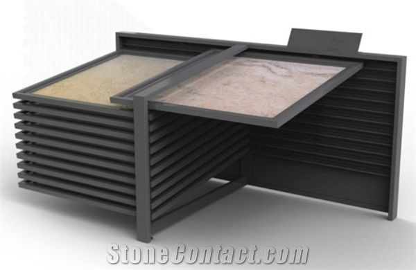 Mosaic Tile Displays Granite Flower Stands Beige Flower Stands Black-Granite China Display Racks Grey-Marble Stand Racks Granite Sample Displays