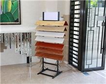 Nepal-Marble Waterfall Racks Countertops Display Stand Racks Quartz Displays Waterfall Slab Racks Ceramic Display Racks Marble Displays Slab Display Stands