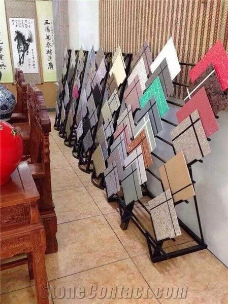 Quartzite-Slabs Display Racks Crema Marfil Standard Marble Stands Black-Galaxy-Granite Displays Quartzite Stands