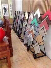 Quartzite-Slabs Display Racks Crema Marfil Standard Marble Stands Black-Galaxy-Granite Displays Quartzite Stands