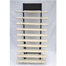 Quartzite-Slabs Granite Display Racks Quartz Racks Artificial Displays Blue-Marble Display Racks Limestone Shelf Tiles Displays