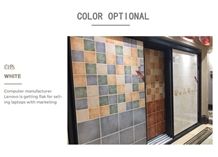 Rotating Ceramic Tile Display Wing Tile Sample Frame Metal Floor Ceramic Tile Display Frame Spinning Ceramic Tile Stands for Ceramic Marble Granite Limestone Quartz Mosaic Building Materials