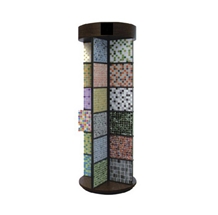 Rotating Metal Waterfall Tile Display Stands