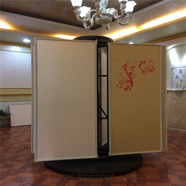 Rotating Quartzite-Slabs Artificial Displays Metal Display Stand Racks Quartz Racks Brazil-Granite Display Stands Quartzite-Slabs Displays