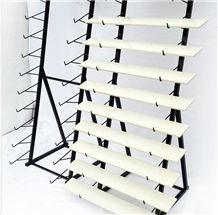 Sample Board Display Flooring Stands Countertop Display Racks Rotating Spinning Tile Display Wing Tile Display Spinning Stone Display Floor Metal Tile Racks