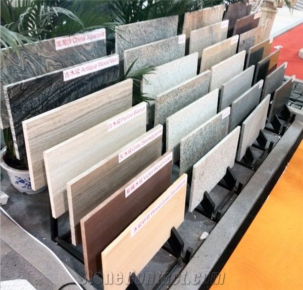 Sample Board Display Wing Stone Stands Racks Show Stands Racks Display Waterfall Tile Display Racks for Granite Marble Quartz Mosaic Limestone Building Materials