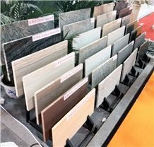 Sample Board Display Wing Stone Stands Racks Show Stands Racks Display Waterfall Tile Display Racks for Granite Marble Quartz Mosaic Limestone Building Materials