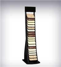 Simplified Style Marble Slab Display Rack Quartz Stone Table Display Stand Tower Acrylic Desktop Quartz Stone Displays Stands Tile Sample Display Stand Manufacturer