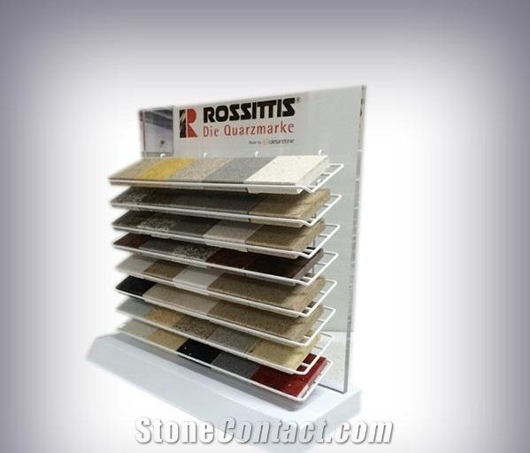 Simplified Style Marble Slab Display Rack Quartz Stone Table Display Stand Tower Quartz Stone Sink Displays and Granite Rack Metal Counter Display Shelf