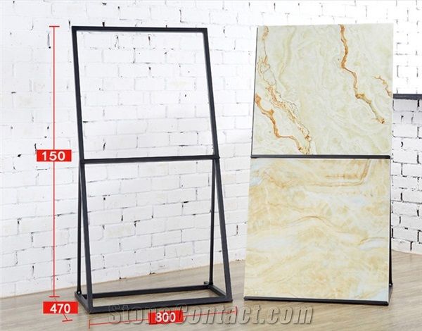 Slate Display Racks Tile Exhibition Displays Ceramic Tile Shelf Standard Travertine Brown Flower Stands Quartzite Grey Flower Stands Sandstone Exhibition Racks