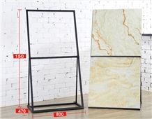 Slate Display Racks Tile Exhibition Displays Ceramic Tile Shelf Standard Travertine Brown Flower Stands Quartzite Grey Flower Stands Sandstone Exhibition Racks
