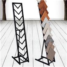 Slate Display Racks Tile Exhibition Displays Standard Travertine Brown Flower Stands Quartzite Grey Flower Stands Sandstone Exhibition Racks