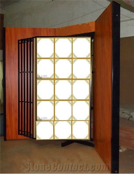 Slate Wing Spinning Tile Display Racks Stands for Ceramic Marble Granite Limestone Quartz Mosaic Building Materials