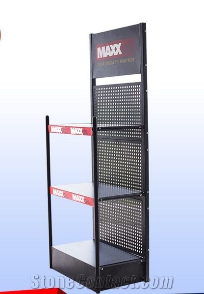 Solid Waterfall Display Stands Competitive for Hardwood Marble