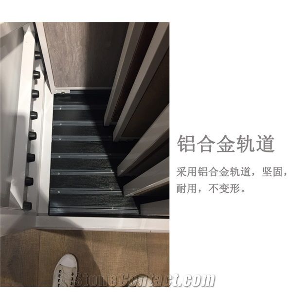 Spinning Ceramic Tile Stands Floor Tile Sample Board Display Floor Tile Sample Board Metal Floor Tile Display Racks for Ceramic Marble Granite Limestone Quartz Mosaic Building Materials