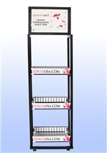 Standing Conventional Display Racks Promotional for Hardwood Marble Ceramic Tile Granite Mosaic Quartz Onyx Limestone Sandstone Travertine Basalt Slab Gravel Slate Building Materials