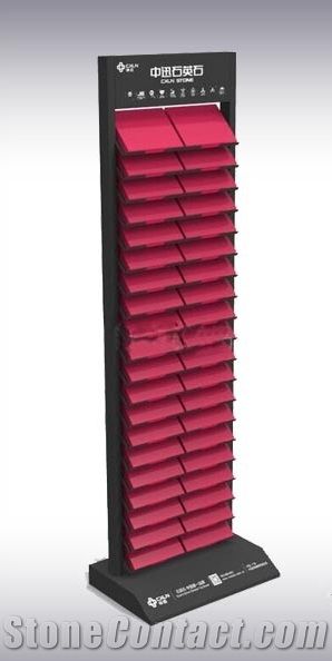 Stone Slabs Display Racks/Marble and Granite Tile Display Racks/Stone Slabs Storage Rack Promotional Floor Sample Display Rack with Logo Printed Counter Top Wire Display Stand