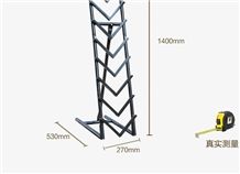 Tile Sample Board Wing Tile Sample Frame Metal Floor Tile Display Shelf Rotating Ceramic Tile Display Floor Tile Sample Frame for White Black Grey Marble Granite Limestone Mosaic Ceramic Quartz Slate