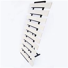 Waterfall Tile Display Racks Rotating Spinning Tile Display Racks Sample Board Slab for Granite Marble Quartz Mosaic Limestone Building Materials