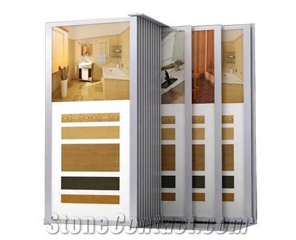 White-Onyx Tile Displays Mosaic Stand Racks Granite Stands Limestone Shelf Quartzite-Slabs Artificial Displays Sandstone Racks Tile Display Cases