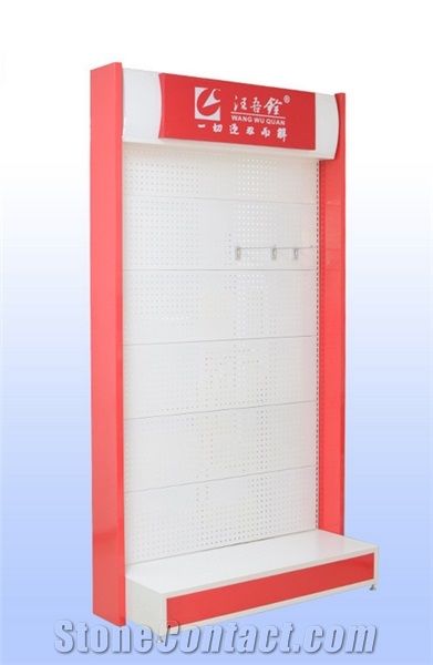 Wholesale with Logo Printed New Display Rack Stand Frame Shelf for Hardwood Marble Ceramic Tile Granite Mosaic Quartz Onyx Limestone Sandstone Travertine Basalt Slab Gravel Slate Building Materials