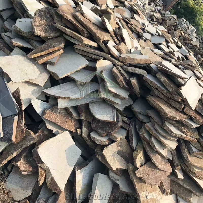 Brown Color Slate Stone ,Seal Stone, Wall Covering, Stone Factory, Made in China