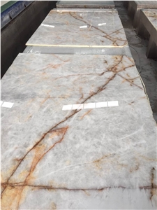 Big Size Of Luxury Lumix Marble Tiles & Slabs/ Brazil Crystal Marble/ Brasil Transparent Light Marble/ Brazil Blue Marble for Countertops, Wall Tiles, Tiles, Flooring Tiles