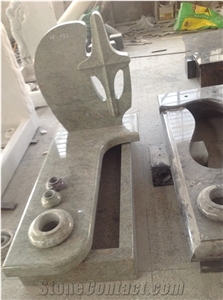 Cararra White / Hunan White Marble Tombstone Engraved Monuments
