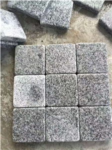 G603 Grey Granite Paving Stone,G603 Granite Cobble, Granite Split Cobblestone G603, G603 Grey Granite Cobblestone