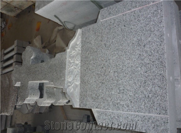 G603 Tombstone&Monument,Light Grey Granite Tombstone,Granite Monument,Western Style Monuments,Bacuo White,Balma Grey,Padang Light,China Grey,China Sardinia,Crystal Grey,White Sesame Granite