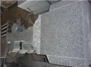 G603 Tombstone&Monument,Light Grey Granite Tombstone,Granite Monument,Western Style Monuments,Bacuo White,Balma Grey,Padang Light,China Grey,China Sardinia,Crystal Grey,White Sesame Granite