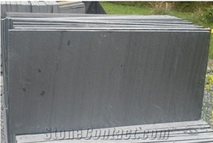 Popular Black Slate Slabs, Chinese Black Slate Slabs Natural Face, Split Finished
