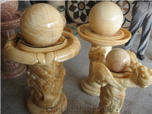 Rolling Onyx Ball Fountains Floating Ball Fountains