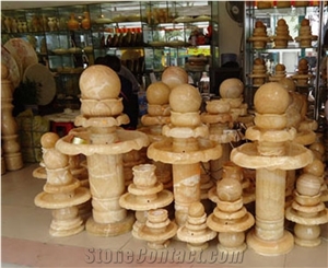 Small Stone Roating Ball Fountains,Mini Size Outdoor Ball Fountain,Water Fountain Rolling Ball Decoration